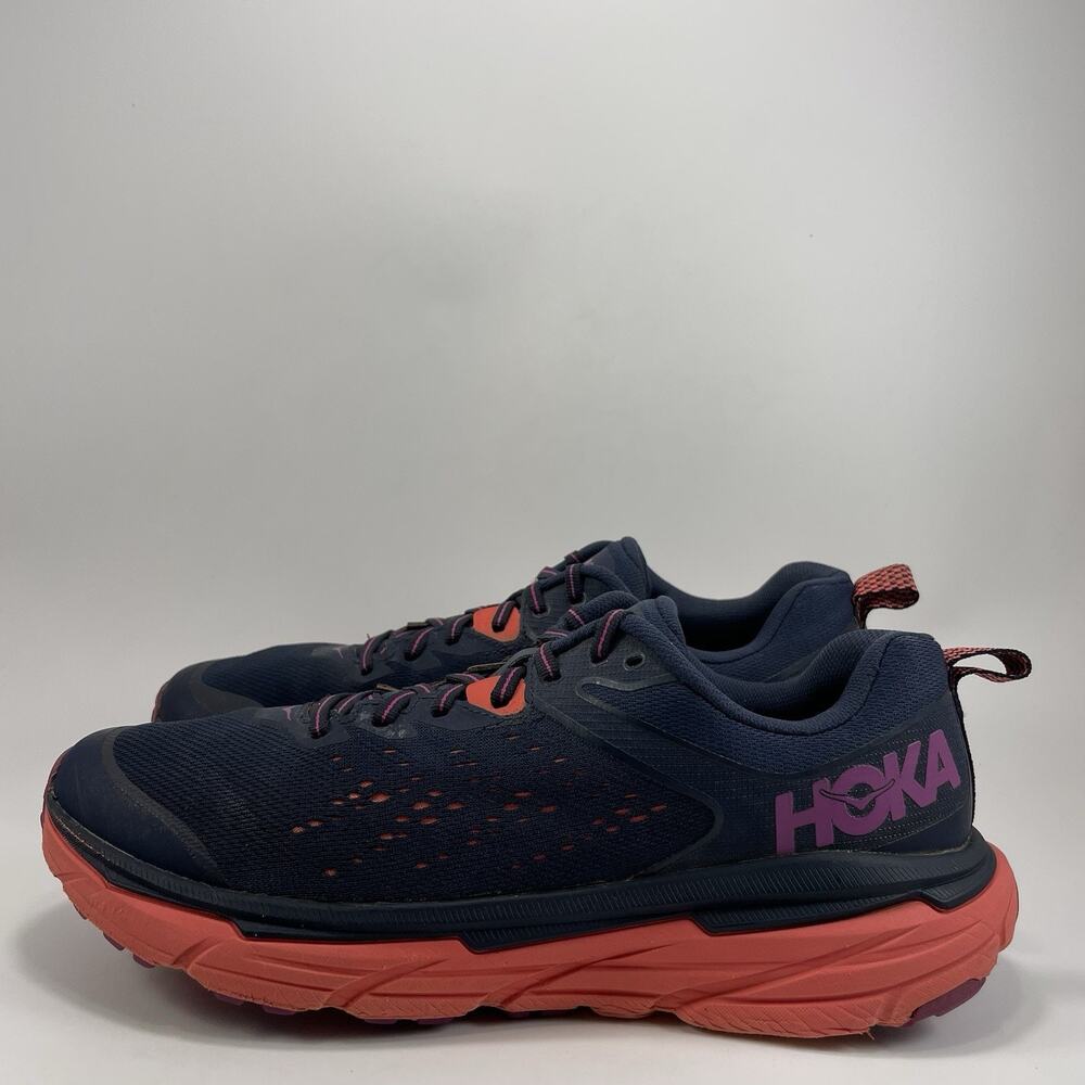 Hoka One One Challenger ATR 6 Running Shoes Womens Size 9.5 B Blue Pink Athletic - Picture 3 of 11